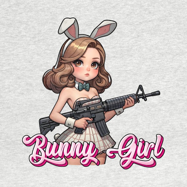 Tactical Bunny Girl by Rawlifegraphic